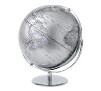 Globe Collection Mappamondo, Silver, 43cm