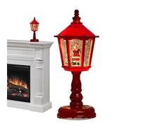 Globe di neve, lanterna del globo, neve glitter, lanterna del esagonale, palla nevicata di Natale luminosa, di regalo di Natale a luce notturna decorazione stagionale scintillante, accattiv