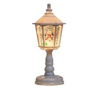 Globe di neve, lanterna del globo, neve glitter, lanterna del esagonale, palla nevicata di Natale luminosa, di regalo di Natale a luce notturna decorazione stagionale scintillante, accattiv