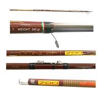 GLOBE FISHING Canna Bolognese Concept 7Mt in Carbonio Pesca Mare Lago Fiume Passata