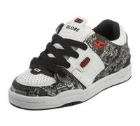 Globe Fusion-Kid, Scarpe da Skate Ragazzo, Nero Bianco Mimetico, 37 EU