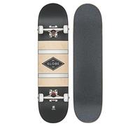 Globe G1 diablo 2 Skateboard 8'' Park Street Skateboard Skatepark Argento Nero
