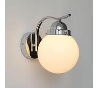 Globe Glass Wall Sconce Moderna Parete Parete Lightture Light Wall Wall Wall Pigs cablati Illuminazione da Parete E27 Vanity Lights with Glass Ball Shade for Kitchen Living Room Bedroom Learned