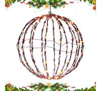 Globe Light - LED Lights | Outdoor Lights | Garden Lights | Sphere Lighted Display, Stylish Frame Lighted Balls Lighted Garden Spheres For Outdoor | Stylish Frame Lighted Balls For Holiday Decor