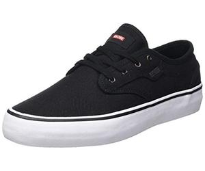 Globe Motley II Scarpe Skateboard, Nero e Bianco., 44.5 EU
