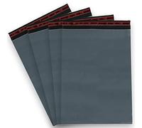 Globe Packaging - Buste postali di plastica grandi, 42,5 x 60 cm, confezione da 25 pezzi, colore: grigio