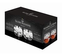 Globe Rocker - Bicchieri da whisky, brandy, cognac - con fondo rotondo