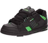 Globe Sabre - Scarpe Da Skateboard Unisex Adulto, Nero (Black/Moto Green), 42