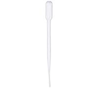 Globe Scientific Transfer Pipet, 138020-500, 1.7mL Capacity, General Purpose, Non-Sterile, 87mm Length, Bulb Draw - 0.9mL, 500/Box
