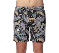 Globe Stay Tuned Poolshort Costume da Bagno, Uomo, Nero, XS