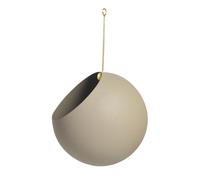 AYTM Globe vaso da fiori, sospeso, Ø 17 cm, grigio, alluminio AYTM