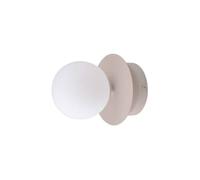 Globen Lighting Applique ART DECO, beige/bianco Ø 16 cm IP44 Globen Lighting