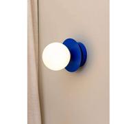 Globen Lighting applique ART DECO, blu/bianco, Ø 16 cm, IP44 Globen Lighting
