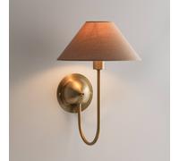 Globen Lighting Applique IRIS, marrone moka, altezza 32 cm Globen Lighting