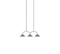 Globen Lighting Curve 3 Lampadario Mocha