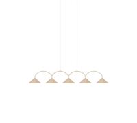 Globen Lighting Curve 5 Lampadario Beige