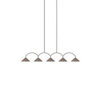 Globen Lighting Curve 5 Lampadario Mocha