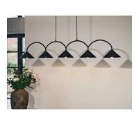 Globen Lighting Lampada a sospensione CURVE 5, nera, a 5 luci, 165 cm Globen Lighting
