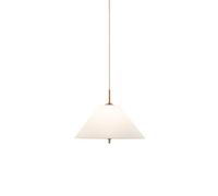 Globen Lighting Lampada a sospensione IRIS, crema, Ø 25 cm Globen Lighting