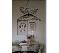 Globen Lighting Lampada a sospensione RAY, nera, Ø 70 cm Globen Lighting