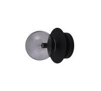 Globen Lighting Lampada da Parete/ Plafoniera Art Deco Nero/ Affumicato
