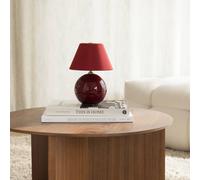 Globen Lighting Lampada da tavolo a batteria IRIS, rossa, altezza 23 cm Globen Lighting