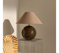 Globen Lighting Lampada da tavolo IRIS, marrone, altezza 45 cm Globen Lighting