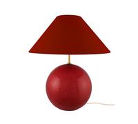 Globen Lighting Lampada da tavolo IRIS, rosso scuro, altezza 39 cm Globen Lighting