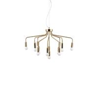 Globen Lighting Roots 70 Lampadario Ottone Spazzolato
