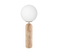 Globen Lighting Torrano Lampada da Tavolo Beige Travertino