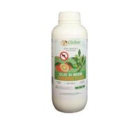 Glober Antizanzare Giardino Uso Esterno 100% bio naturale Made in Italy - Concentrato Liquido - Repellente Zanzare a base di Olio di Neem Orange Plus - Anti Zanzare Prato e Orto (1 Litro)