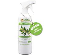 GLOBER Olio Di Neem - Spray 500 ml - 100% Vegetale - Azione Naturale Contro Varie Avversità Estratto Con Pressatura A Freddo - Straordinarie Proprietà