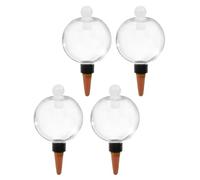 Globes per Innaffiare 4 Pezzi Irrigatori Automatici Trasparenti