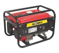 Globex Generatore di corrente a Benzina Motore 4 Tempi Potenza 4kW/5.4 Hp Capacit 13 Litri - QS2500 - GX2500GE