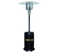 Globex Stufa a Gas Fungo Riscaldante da Esterno GPL Potenza 13 kW Riflettore 82 cm Altezza 222 cm colore Nero - HSS-A-(PC)