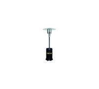 Globex Stufa a fungo a gas Zeus 13 kW GPL Riflettore 82 cm Altezza 222 cm Nero