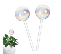 Globi autoirriganti - Lampadine per irrigazione per Piante da Interno | Irrigatore da Giardino in Vetro Trasparente colorato | Picchi autoirriganti Decorativi | Dispositivo di irrigazione Automatica
