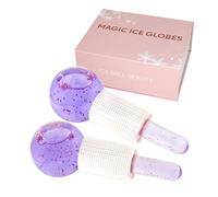 Globi di ghiaccio per il viso, strumento di bellezza perfetto per ridurre gonfiore e arrossamento, globi di ghiaccio per il viso, illuminano la pelle e migliorano il tuo bagliore naturale, globi di