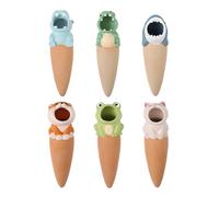 Globi di irrigazione automatici a forma di animale, in terracotta, 6 pezzi | Globi autoirriganti per interni ed esterni, casa, balcone, patio, cortile, ufficio, fiore
