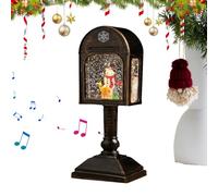 Globi Di Neve Per Il Natale - Con 8 Canzoni E Una Figurina Lanterna,Carillon Rotanti Per Donne | Per La Casa Il Soggiorno Tavolo La Stagione Invernale La Festa La Famiglia
