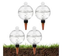 Globi d'irrigazione 4 Pezzi con Tappo Trasparente Autoirrigante