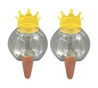 Globi per irrigazione delle piante, 2 pezzi, con sfere automatiche, per interni ed esterni, sistema di irrigazione a goccia per casa, giardino, patio, vaso di fiori