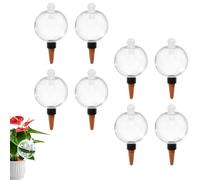 Globi per irrigazione delle piante, dispositivo di irrigazione automatico a forma di sfera da 500 ml, picchetto per irrigazione in vetro, dispositivo estraneo portatile per irrigazione pigra, globi