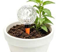 Globi per irrigazione delle piante, picchetto di irrigazione automatico da 300 ml, dimensioni 9 x 9 x 16 cm, per interni, giardino, patio, balcone, vaso da fiori per le vacanze