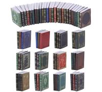 GLOBLELAND Set di 36 mini libri colorati in scala 1:12, 12 stili, per casa delle bambole, librerie, decorazioni per la casa delle bambole