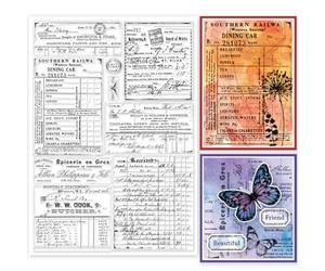 GLOBLELAND Timbri trasparenti retrò scritti a mano per fai da te scrapbooking parole vintage sfondo in silicone trasparente sigilli 21 x 30 cm timbri trasparenti per biglietti di auguri, diari,