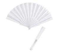 Globly Set 60 VENTAGLI VENTAGLIO Bianco per Matrimonio Wedding Gadget Sposa Chiesa