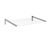 Globly Stendibiancheria da Balcone per Ringhiera con Aste Fisse | Stendipanni da Esterno per Spazi Ridotti con Bracci Resistenti Antipiegamento