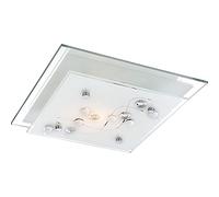 globo 48092 Ballerina - Lampadario E27 1 x ILLU, metallo cromato, colore: bianco, led