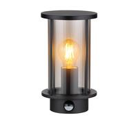 Globo Applique da esterno Gracey, con sensore, nera, IP54, E27 Globo